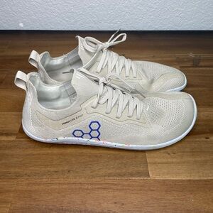 Vivo Barefoot Primus Lite Knit Cream Athletic Shoes Lightweight Design